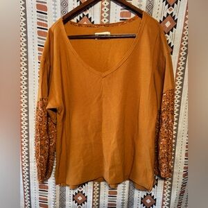 Anthropologie v neck top